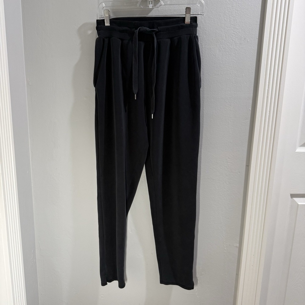 Oysho Women Black S Sweatpants Sports Leggings Activewear Slim Fit Stretch